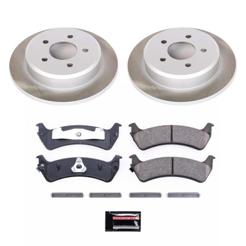 1997-2001 Mercury Mountaineer & 2000-2001 Ford Explorer Rear Semi-Coated Rotor Brake Assembly - Heavy-Duty Replacement for Fleet and Truck Use