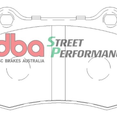 DBA Street Performance Brake Pads for Dodge Viper 1992-2002 Front - Premium Replacement