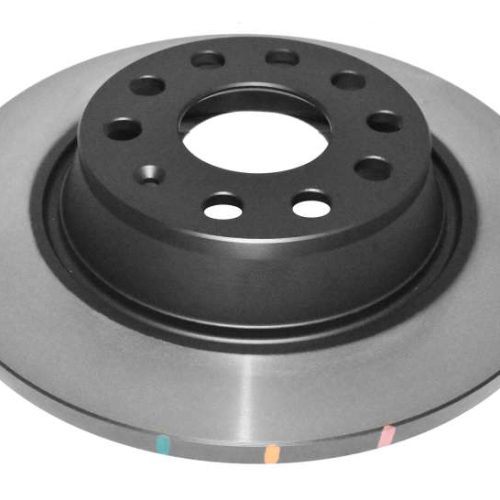 DBA 4000 Series High Carbon Alloyed Iron Rear Plain Rotor for Volkswagen CC and Tiguan 2010-12 - Premium Replacement