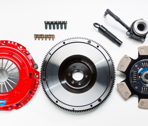 2006-2009 Volkswagen GTI, 2006 Audi A3, 2009 Volkswagen Jetta, 2009 Volkswagen Eos Stage 2 Drag Clutch Kit with Flywheel - Premium Replacement by South Bend Clutch Part KFSIF-HD-DXD-B