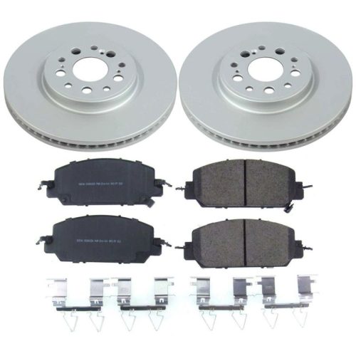 2017-2020 Honda Clarity Front Brake Rotor and Ceramic Pad Assembly - Premium Replacement