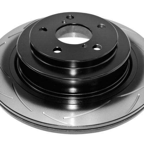 DBA Street Series Rear Slotted Rotor for Subaru Legacy and WRX ('05-'09) - Premium Replacement
