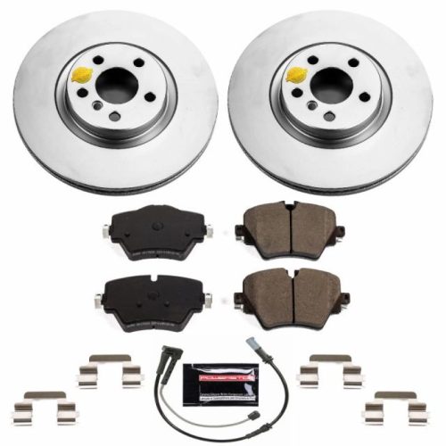 2016-2018 BMW X1, 2017-2018 Mini Cooper Countryman Front PowerStop Z23 Evolution Sport Coated Brake Kit - Premium Replacement
