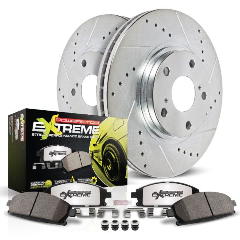 2013-2016 Scion FR-S & 2013-2015 Subaru BRZ Front Z26 Street Warrior Brake Upgrade Kit - Premium Replacement - Image 2