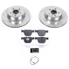 2019 BMW X6 Rear Track Day Brake Kit with Premium Coated Solid Face Rotors and High-Performance Ceramic Pads - Premium Replacement