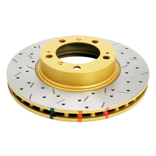 DBA 4000 Series Front Drilled and Slotted Rotor for Porsche 911 Boxster Cayman 2000-10 - Premium Replacement - Image 3