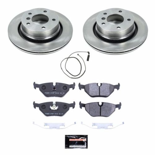2000-2006 BMW 3 Series Rear Heavy-Duty Brake Rotor and Pad Assembly - Premium Replacement