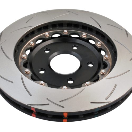 DBA 5000 Series Two-Piece Rotors with Aluminum Hat - Front Slotted Rotor Assembly for Cadillac XLR and Chevrolet Corvette 2006-2011 - Premium Replacement