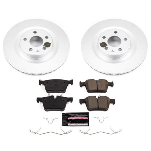 2016-2017 Volvo XC90 & S90 Heavy-Duty Brake Rotor and Carbon-Fiber Ceramic Brake Pad Assembly - Premium Replacement