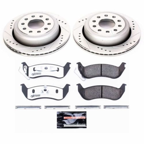 2003-2011 Lincoln Town Car Rear Z26 Street Warrior Brake Upgrade Kit - Premium Heavy-Duty Performance and Towing Reliability