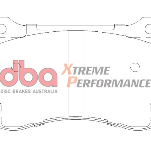 DBA XP Series Heavy-Duty Front Brake Pads for Dodge Magnum and Challenger 2006-2010 - Premium Replacement - Image 4