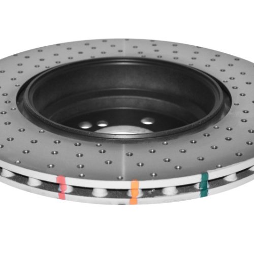 DBA 4000 Series XD Rear Slotted and Dimpled Brake Rotor - Fit for 2008-12 BMW M3 and 2011-12 BMW 1 Series M - Premium Replacement - Image 2