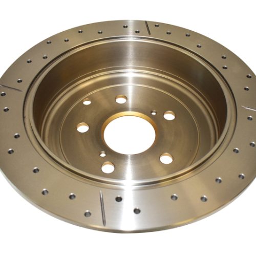 DBA Street Series Cross Drilled and Slotted Brake Rotor for Toyota Sienna and Lexus RX350 '11-'13 - Premium Replacement - Image 7
