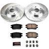 2002-2003 Lexus RX300 Front Z23 Evolution Sport Brake Rotor and Pad Upgrade Assembly - Heavy-Duty Performance Replacement