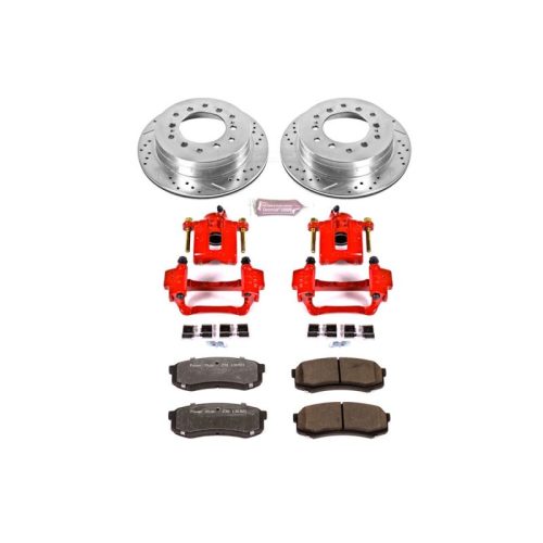 2001-2006 Toyota Sequoia Rear Z36 Truck & Tow Brake Upgrade Kit with Calipers - Premium Heavy-Duty Replacement