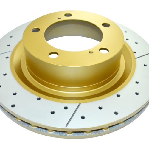 DBA Street Series Front Drilled and Slotted Rotor for Toyota Tundra and Sequoia 2007-11 - Premium Replacement