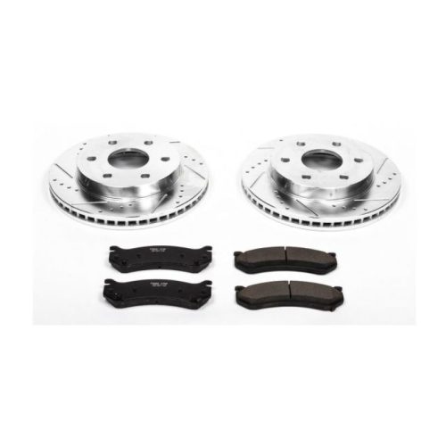 2006 GMC Yukon XL 1500 / Chevrolet Suburban 1500 Heavy-Duty Brake Rotor and Carbon-Fiber Ceramic Pad Upgrade - Premium Replacement