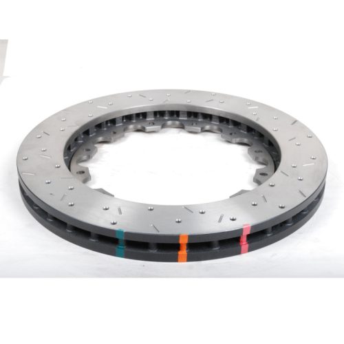 DBA 5000 Series Front Drilled and Slotted Rotor Disc Replacement for Nissan GTR R35 2009-2011 - Premium Brake Rotor