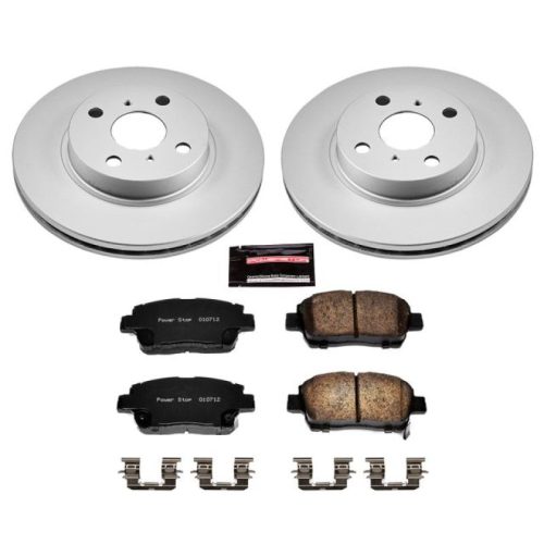 2001-2003 Toyota Prius Front Brake Rotor and Ceramic Pad Assembly - Premium Replacement