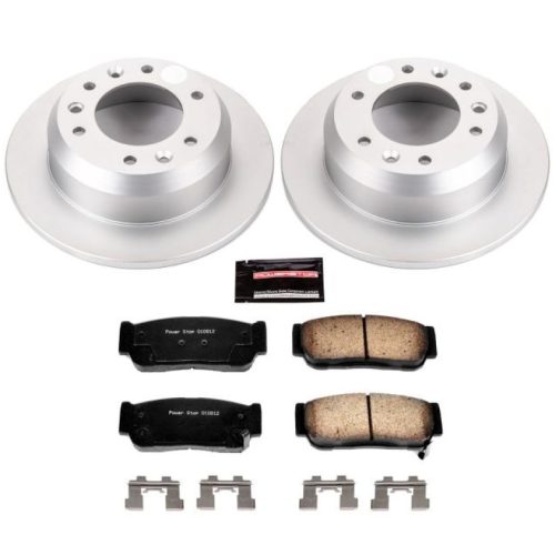 2006-2007 Hyundai Entourage & Kia Sedona Heavy-Duty Brake Rotor and Ceramic Pad Assembly - Premium Replacement