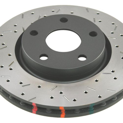 DBA 4000 Series Drilled and Slotted Rotor for Ford Focus 2016-2017 - Premium Replacement