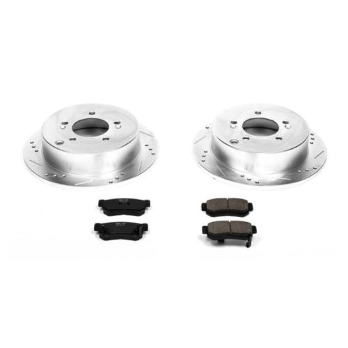 2001-2004 Hyundai Santa Fe Rear PowerStop Z23 Evolution Sport Brake Upgrade Kit - Premium Heavy-Duty Performance