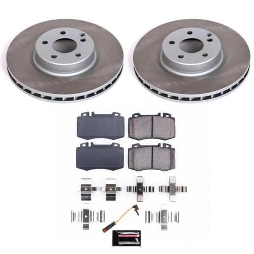 2007-2009 Mercedes-Benz E550 Front Semi-Coated Rotor Brake Assembly - Heavy-Duty Fleet Replacement