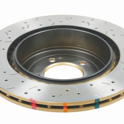DBA 4000 Series XS Rotor for Mitsubishi Lancer 2008-2014 Rear Drilled and Slotted Replacement - Image 7
