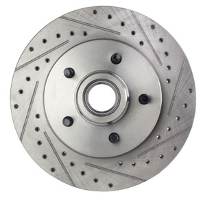 Bexar Pro Components 1963-1970 Chevy & GMC Truck 5-Lug Front Disc Brake Conversion Kit | Wheel Kit Only (No Spindles) | Drilled & Slotted Performance Rotors