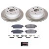 2010-2012 Chevrolet Avalanche Rear Heavy-Duty Semi-Coated Rotor Brake Kit - Premium Replacement