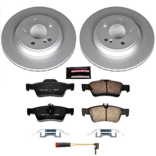 2003-2006 Mercedes-Benz S430 Rear Z23 Evolution Sport Coated Brake Kit - Heavy-Duty Replacement for Enhanced Towing and Performance