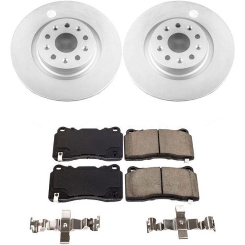2015-2017 Cadillac CTS & CT6 Front Brake Rotor and Ceramic Pad Assembly - Heavy-Duty Fleet Replacement
