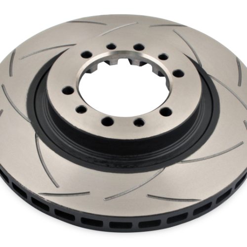 DBA Street Series T2 Slotted Brake Rotor - Front Fitment for Mitsubishi Montero and Montero Sport 1998-2000 - Premium Replacement - Image 2