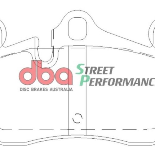DBA Street Performance Brake Pads for Rear - 2004-09 Volkswagen Touareg, 2007-09 Audi Q7 - Premium Replacement