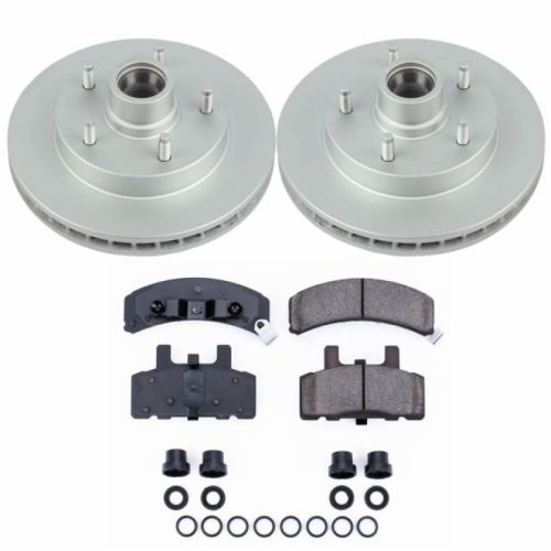 1997-2000 Dodge Ram 1500 Front Brake Rotor and Ceramic Pad Assembly - Heavy-Duty Fleet Replacement