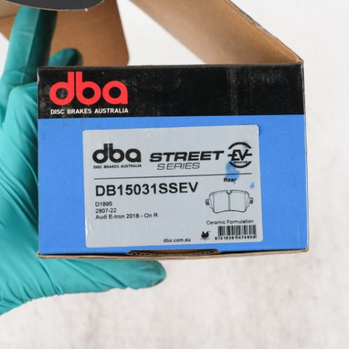 DBA Street Series Brake Pads for Electric and Hybrid Vehicles - Rear Fitment for Audi Q7 and e-tron Sportback '18-'21 - Premium Replacement - Image 7
