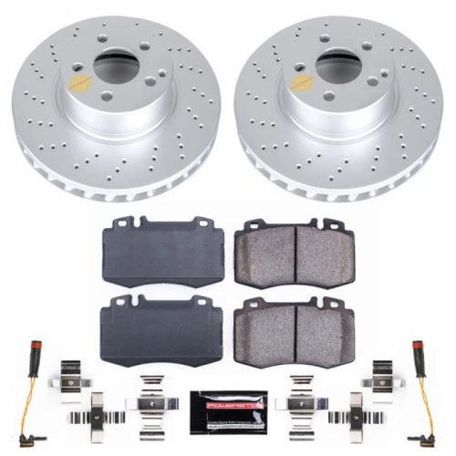 2003-2006 Mercedes-Benz SL500 Front Z23 Evolution Sport Coated Brake Kit - Premium Replacement