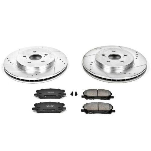 2004-2009 Lexus RX330 & 2004-2008 Toyota Highlander Front Brake Performance Upgrade Kit - Premium Replacement