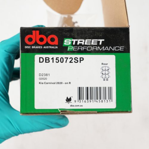 DBA Street Performance Brake Pads for Hyundai Santa Fe 2021-22 and Kia Sorento 2022 Rear - Premium Replacement - Image 7