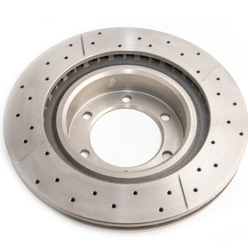 DBA Street Series Rotors for Toyota Land Cruiser and 4Runner 2002-2007 Front Drilled and Slotted Replacement