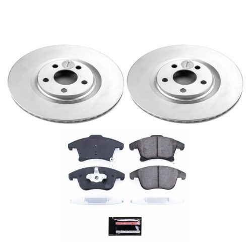 2019-2020 Ford Police Responder Hybrid Front Brake Rotor and Ceramic Pad Assembly - Heavy-Duty Fleet Replacement