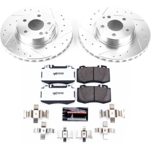 2004-2006 Mercedes-Benz E500 Front Z26 Street Warrior Brake Performance Upgrade Kit - Premium Replacement