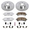 2001-2002 Subaru Legacy & Impreza Front Brake Upgrade Kit with Drilled & Slotted Rotors and Carbon-Fiber Ceramic Pads - Premium Replacement