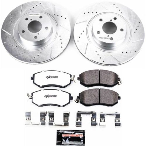 2013-2016 Scion FR-S & 2013-2015 Subaru BRZ Front Z26 Street Warrior Brake Upgrade Kit - Premium Replacement