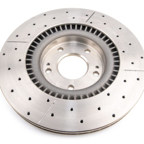DBA Street Series Cross Drilled and Slotted Rotor for 2011-13 Kia Optima and Hyundai Azera - Premium Replacement - Image 3