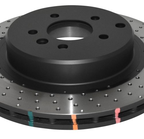 DBA 4000 Series Cross Drilled Rotor for Porsche Boxster 1997-03 - High Performance Brake Rotor with Cooling Efficiency and Structural Support - Image 2