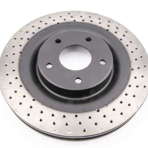 DBA 4000 Series Cross Drilled Brake Rotor Front 2005-2013 Chevrolet Corvette and 2006 Cadillac XLR - Premium Replacement - Image 2