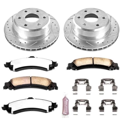 2000-2001 Chevrolet Silverado 1500, GMC Sierra 1500 & Tahoe Heavy-Duty Brake Rotor and Carbon-Fiber Ceramic Pad Upgrade - Premium Replacement