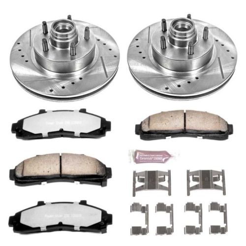 2001-2001 Ford Explorer Mercury Mountaineer Heavy Duty Truck & Tow Brake Rotor and Pad Upgrade Kit - Premium Replacement
