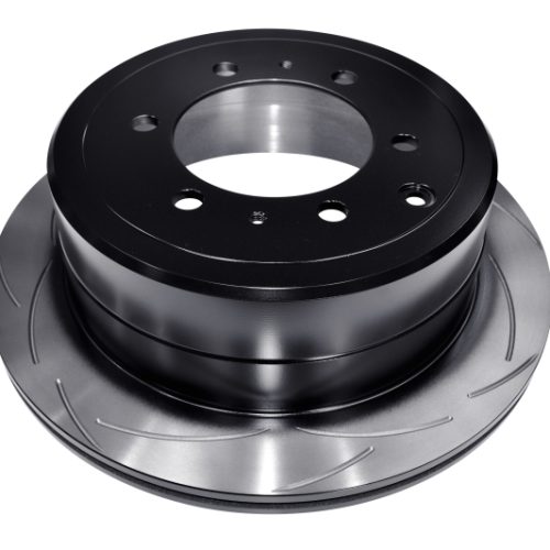 DBA Street Series Rear Slotted Rotor for Toyota Land Cruiser 1992-97 and Lexus LX450 1996-97 - Premium Replacement